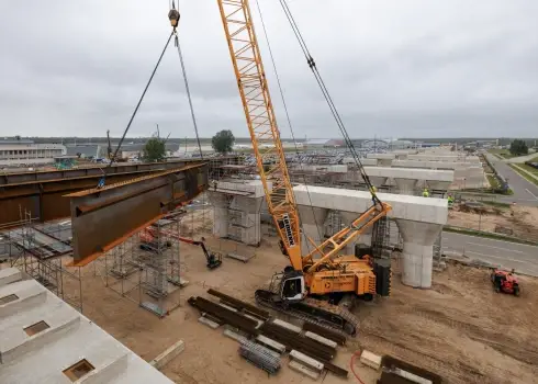 Rail Baltica - 4 года: как сейчас выглядит территория у Рижского аэропорта