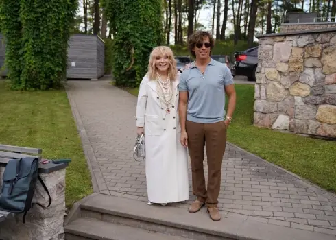 Алла Пугачева и Максим Галкин в первый день фестиваля Laima Rendezvous Jūrmala 2025
