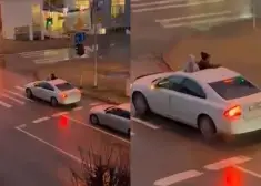 ВИДЕО: в Мадоне участники праздничного автопробега с флагами грубо нарушили правила и подвергли детей опасности