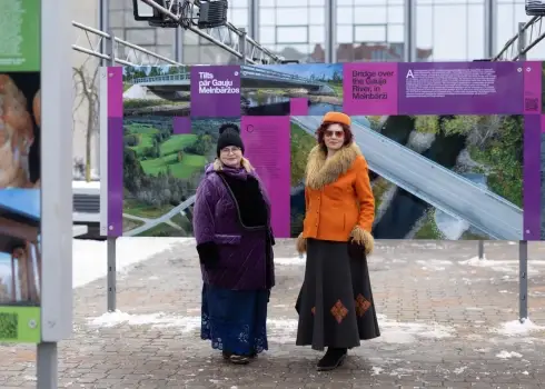 Открытие выставки под открытым небом «Архитектура. Инженерия. Форма и фактура» при т/ц «Ориго»